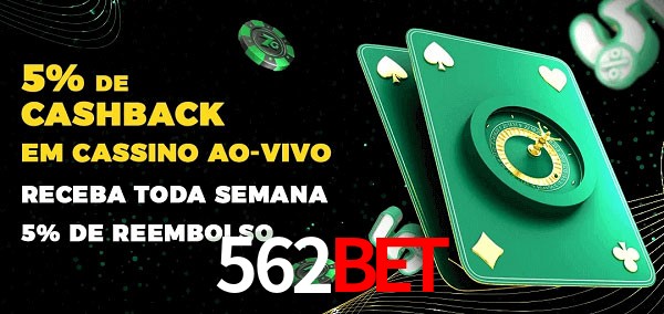 Promoções do cassino ao Vivo 562bet